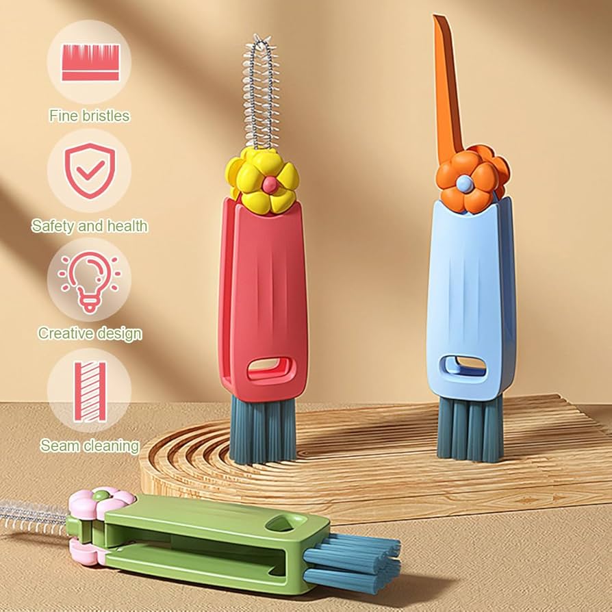 milkさま専用 Amazon.co.jp: ジェネリック 3イン1カップ蓋クリーニングブラシ